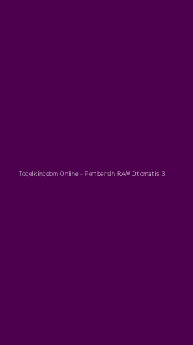 Tampilan Antarmuka Aplikasi Togelkingdom Online - Pembersih RAM Otomatis - 3