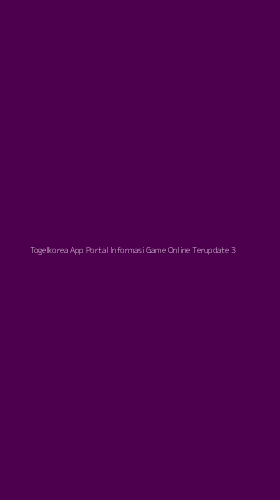 Tampilan Antarmuka Aplikasi Togelkorea App Portal Informasi Game Online Terupdate - 3