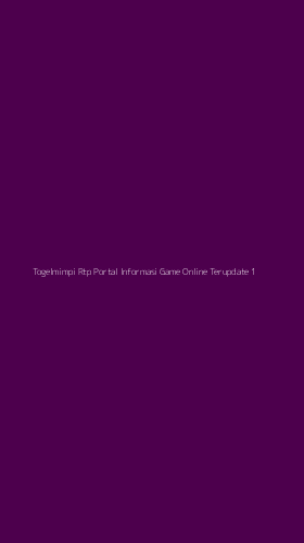 Tampilan Antarmuka Aplikasi Togelmimpi Rtp Portal Informasi Game Online Terupdate - 1