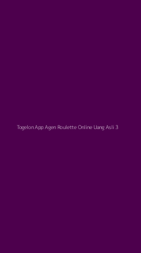 Tampilan Antarmuka Aplikasi Togelon App Agen Roulette Online Uang Asli - 3