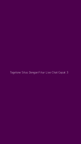 Tampilan Antarmuka Aplikasi Togelone Situs Dengan Fitur Live Chat Cepat - 3