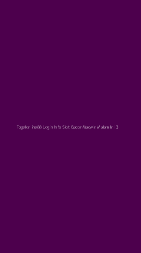 Tampilan Antarmuka Aplikasi Togelonline88 Login Info Slot Gacor Maxwin Malam Ini - 3