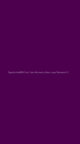 Tampilan Antarmuka Aplikasi Togelonline888 Com Cara Recovery Akun Lupa Password - 3