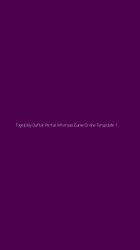 Tampilan Antarmuka Aplikasi Togelplay Daftar Portal Informasi Game Online Terupdate - 1