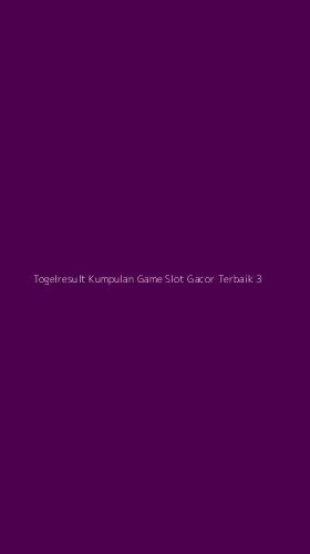 Tampilan Antarmuka Aplikasi Togelresult Kumpulan Game Slot Gacor Terbaik - 3