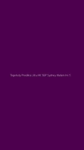 Tampilan Antarmuka Aplikasi Togelsdy Prediksi Jitu Hk Sgp Sydney Malam Ini - 1