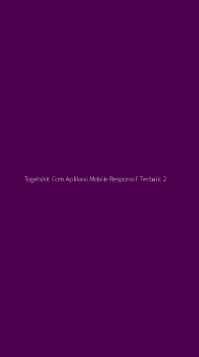 Tampilan Antarmuka Aplikasi Togelslot Com Aplikasi Mobile Responsif Terbaik - 2