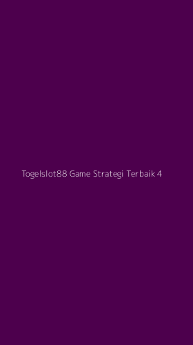 Tampilan Antarmuka Aplikasi Togelslot88 Game Strategi Terbaik - 4