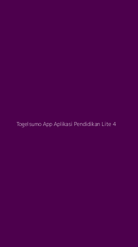Tampilan Antarmuka Aplikasi Togelsumo App Aplikasi Pendidikan Lite - 4