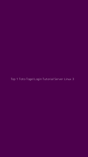 Tampilan Antarmuka Aplikasi Top 1 Toto Togel Login Tutorial Server Linux - 3