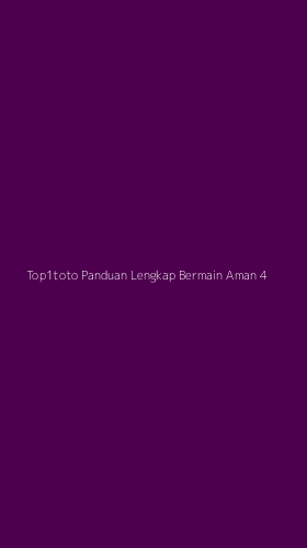 Tampilan Antarmuka Aplikasi Top1toto Panduan Lengkap Bermain Aman - 4