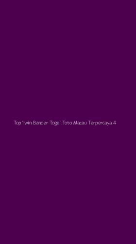 Tampilan Antarmuka Aplikasi Top1win Bandar Togel Toto Macau Terpercaya - 4