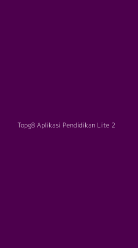 Tampilan Antarmuka Aplikasi Topg8 Aplikasi Pendidikan Lite - 2