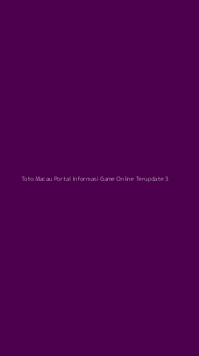 Tampilan Antarmuka Aplikasi Toto Macau Portal Informasi Game Online Terupdate - 3