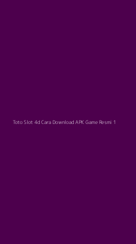 Tampilan Antarmuka Aplikasi Toto Slot 4d Cara Download Apk Game Resmi - 1