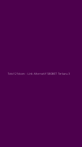 Tampilan Antarmuka Aplikasi Toto121dcom - 3