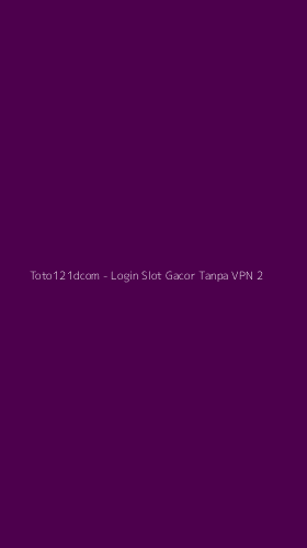 Tampilan Antarmuka Aplikasi Toto121dcom - 2