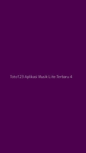 Tampilan Antarmuka Aplikasi Toto123 Aplikasi Musik Lite Terbaru - 4