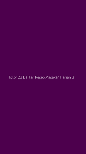 Tampilan Antarmuka Aplikasi Toto123 Daftar Resep Masakan Harian - 3