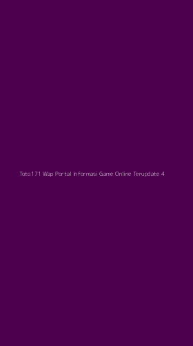 Tampilan Antarmuka Aplikasi Toto171 Wap Portal Informasi Game Online Terupdate - 4