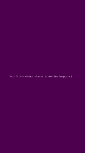 Tampilan Antarmuka Aplikasi Toto176 Online Portal Informasi Game Online Terupdate - 3