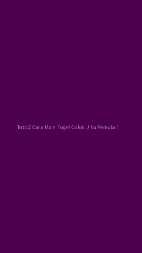 Tampilan Antarmuka Aplikasi Toto2 Cara Main Togel Colok Jitu Pemula - 1