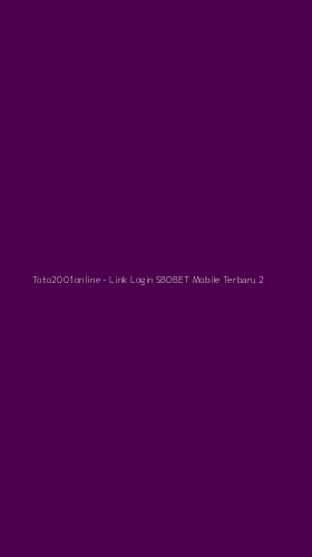 Tampilan Antarmuka Aplikasi Toto2001online - 2