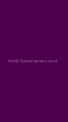 Tampilan Antarmuka Aplikasi Toto55 Tutorial Server Linux - 4