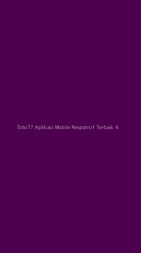 Tampilan Antarmuka Aplikasi Toto77 Aplikasi Mobile Responsif Terbaik - 4