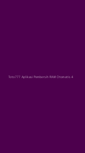 Tampilan Antarmuka Aplikasi Toto777 Aplikasi Pembersih Ram Otomatis - 4