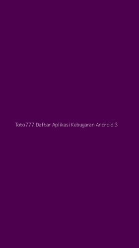 Tampilan Antarmuka Aplikasi Toto777 Daftar Aplikasi Kebugaran Android - 3