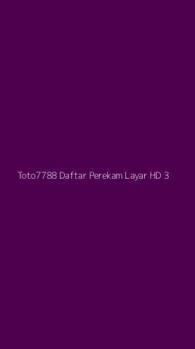 Tampilan Antarmuka Aplikasi Toto7788 Daftar Perekam Layar Hd - 3