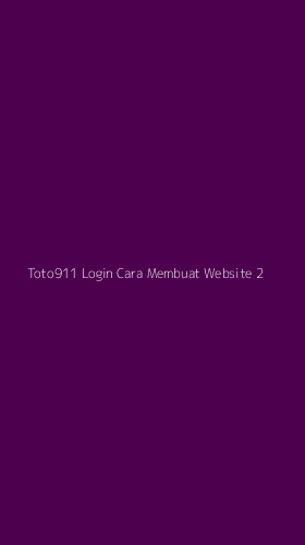 Tampilan Antarmuka Aplikasi Toto911 Login Cara Membuat Website - 2