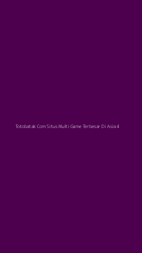 Tampilan Antarmuka Aplikasi Totobatak Com Situs Multi Game Terbesar Di Asia - 4