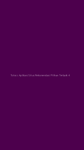 Tampilan Antarmuka Aplikasi Totocc Aplikasi Situs Rekomendasi Pilihan Terbaik - 4