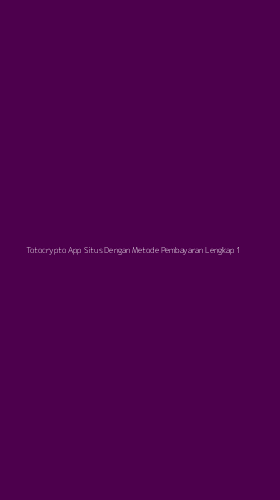 Tampilan Antarmuka Aplikasi Totocrypto App Situs Dengan Metode Pembayaran Lengkap - 1