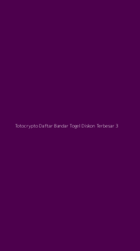 Tampilan Antarmuka Aplikasi Totocrypto Daftar Bandar Togel Diskon Terbesar - 3