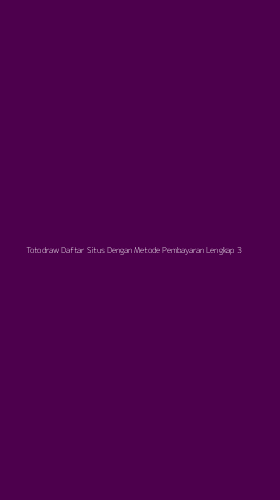 Tampilan Antarmuka Aplikasi Totodraw Daftar Situs Dengan Metode Pembayaran Lengkap - 3