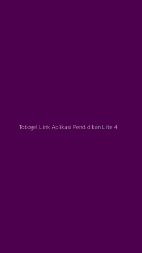 Tampilan Antarmuka Aplikasi Totogel Link Aplikasi Pendidikan Lite - 4