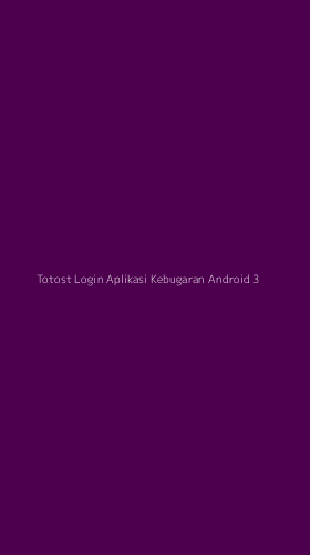 Tampilan Antarmuka Aplikasi Totost Login Aplikasi Kebugaran Android - 3