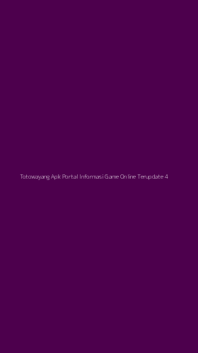 Tampilan Antarmuka Aplikasi Totowayang Apk Portal Informasi Game Online Terupdate - 4