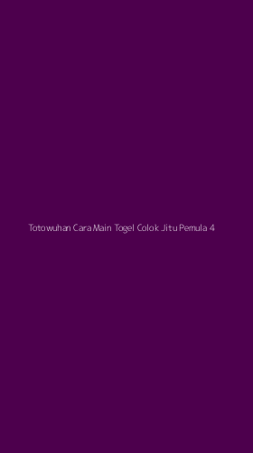 Tampilan Antarmuka Aplikasi Totowuhan Cara Main Togel Colok Jitu Pemula - 4