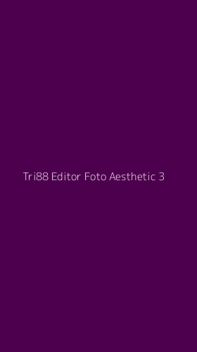 Tampilan Antarmuka Aplikasi Tri88 Editor Foto Aesthetic - 3