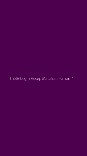 Tampilan Antarmuka Aplikasi Tri88 Login Resep Masakan Harian - 4