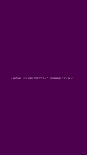 Tampilan Antarmuka Aplikasi Triadtogel Rtp Data Sgp Hk Sdy Terlengkap Hari Ini - 3