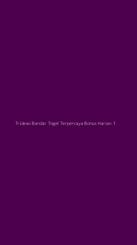 Tampilan Antarmuka Aplikasi Tridewi Bandar Togel Terpercaya Bonus Harian - 1