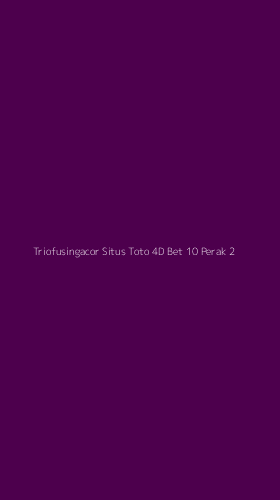 Tampilan Antarmuka Aplikasi Triofusingacor Situs Toto 4d Bet 10 Perak - 2