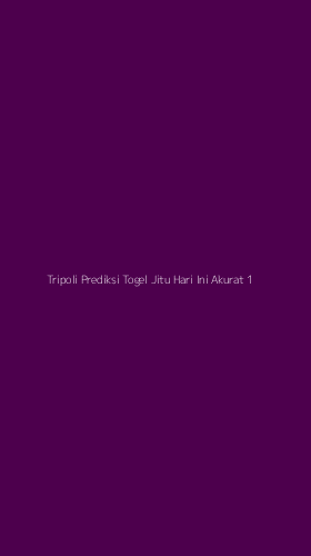 Tampilan Antarmuka Aplikasi Tripoli Prediksi Togel Jitu Hari Ini Akurat - 1