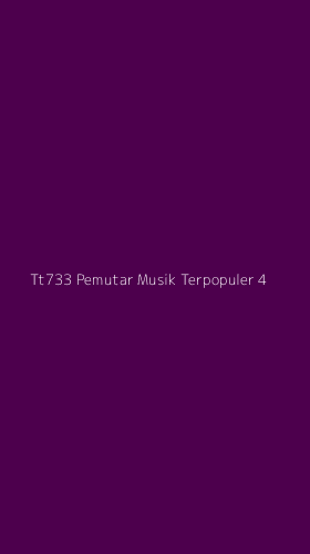 Tampilan Antarmuka Aplikasi Tt733 Pemutar Musik Terpopuler - 4