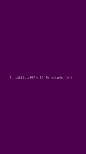 Tampilan Antarmuka Aplikasi Ttjitu888 Data Sgp Hk Sdy Terlengkap Hari Ini - 1